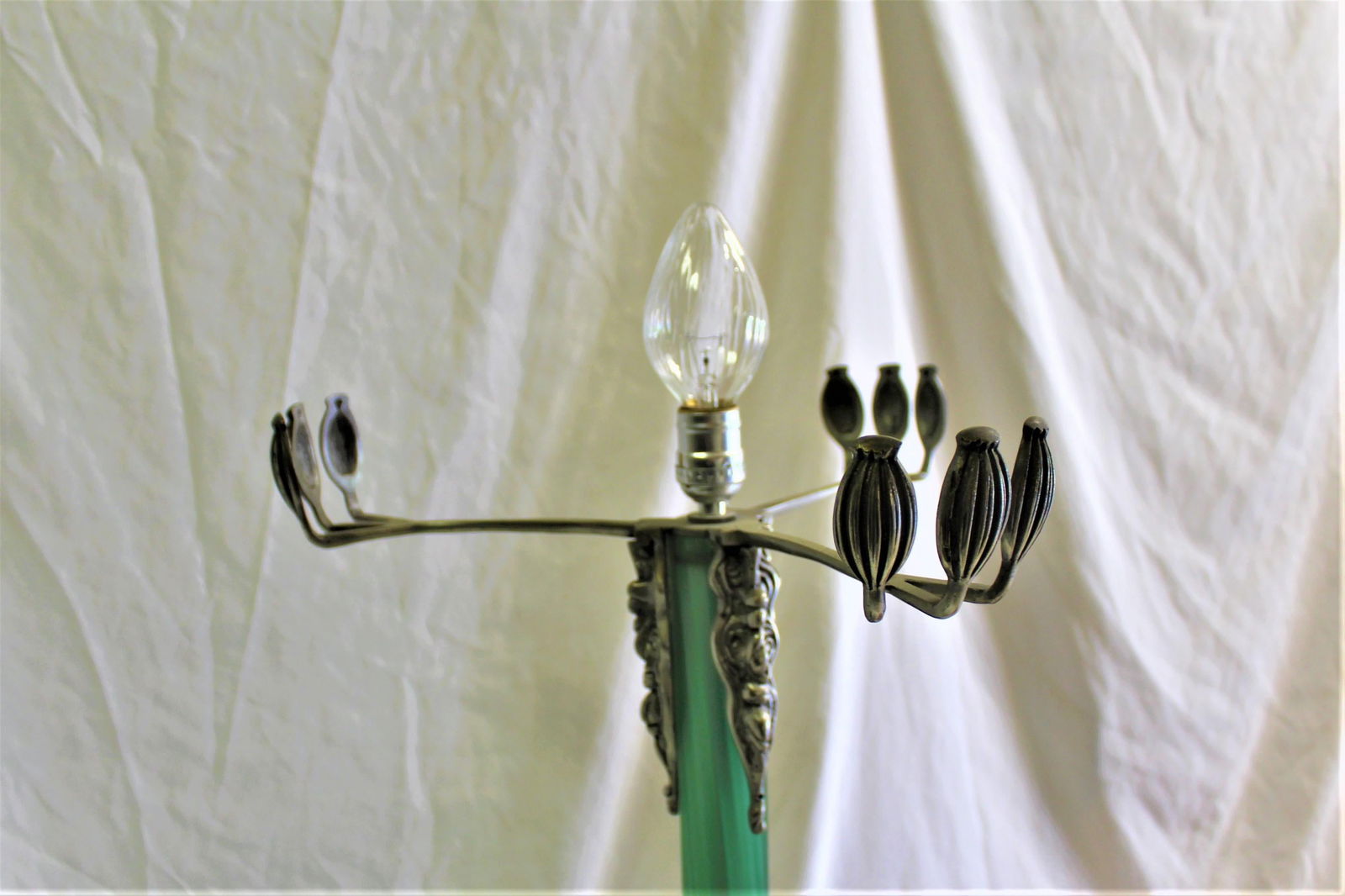 Large Deco Mushroom Lamp, Manner of Galle' - 16