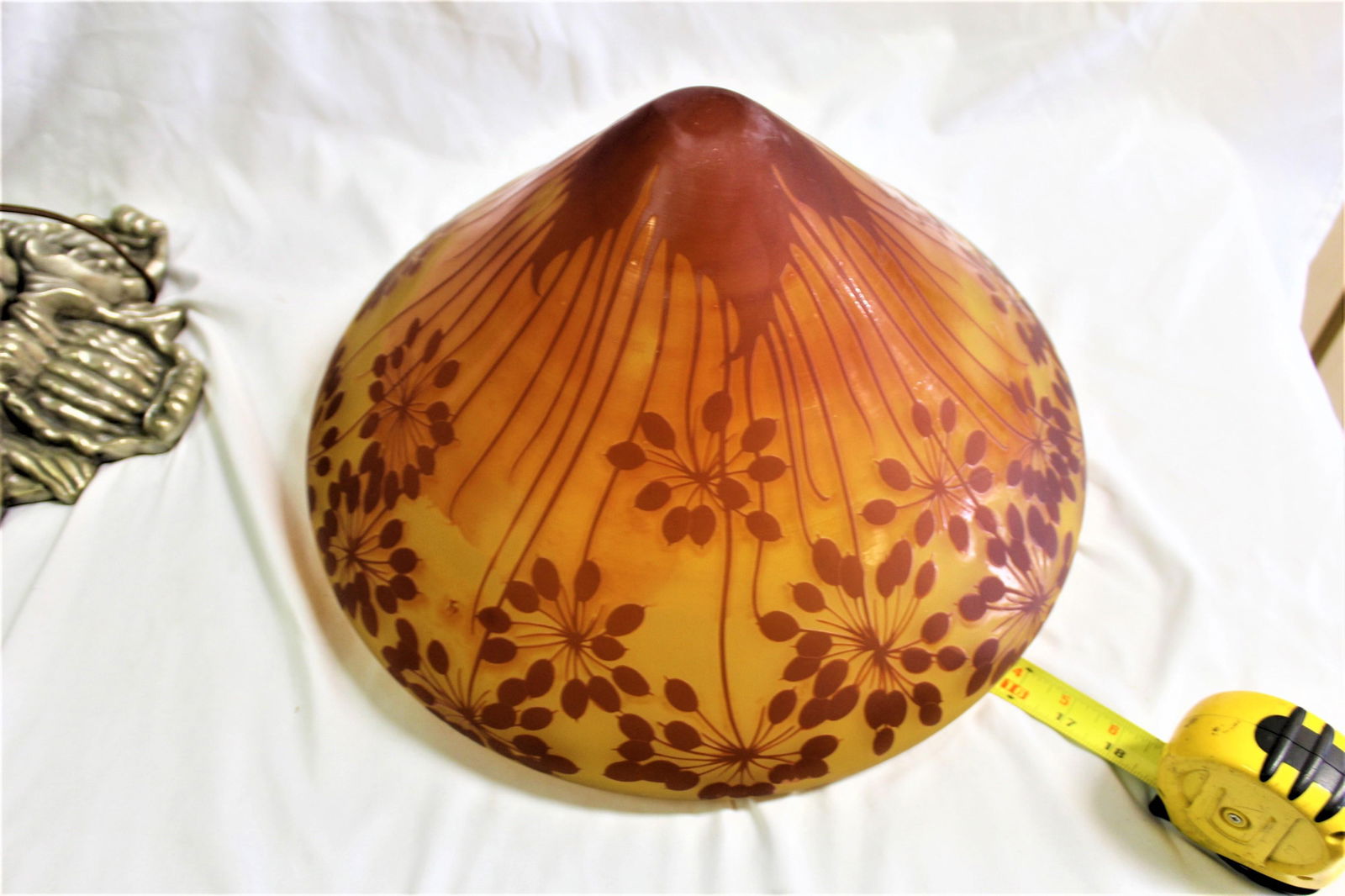 Large Deco Mushroom Lamp, Manner of Galle' - 3