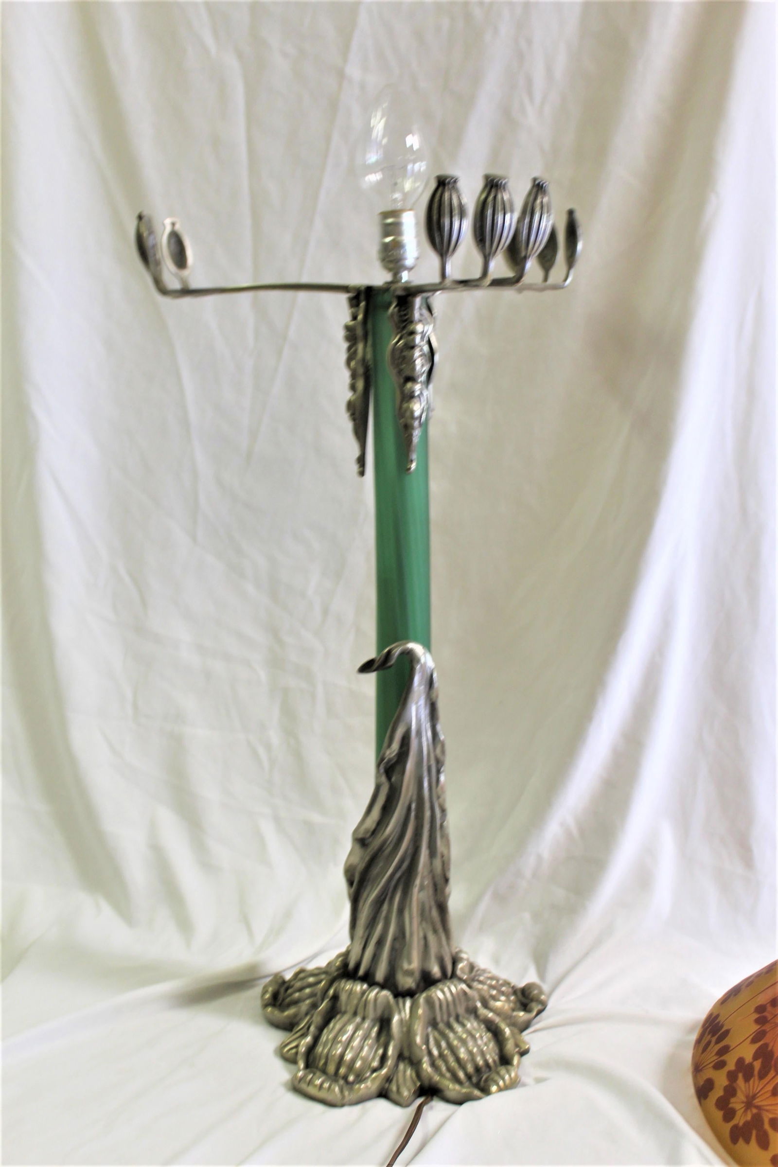 Large Deco Mushroom Lamp, Manner of Galle' - 5