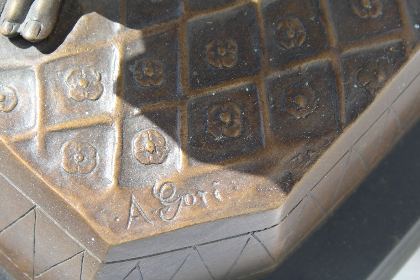 Art deco Style , Lady in Eastern Dance pose , Bronze , Large - 12