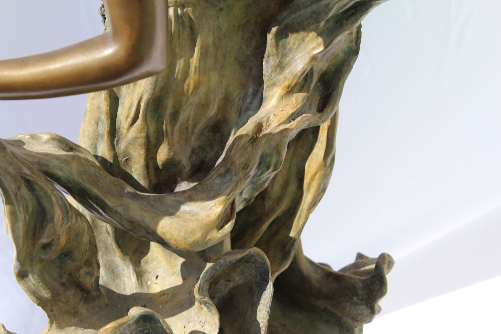 Art deco Style , Lady in Eastern Dance pose , Bronze , Large - 15