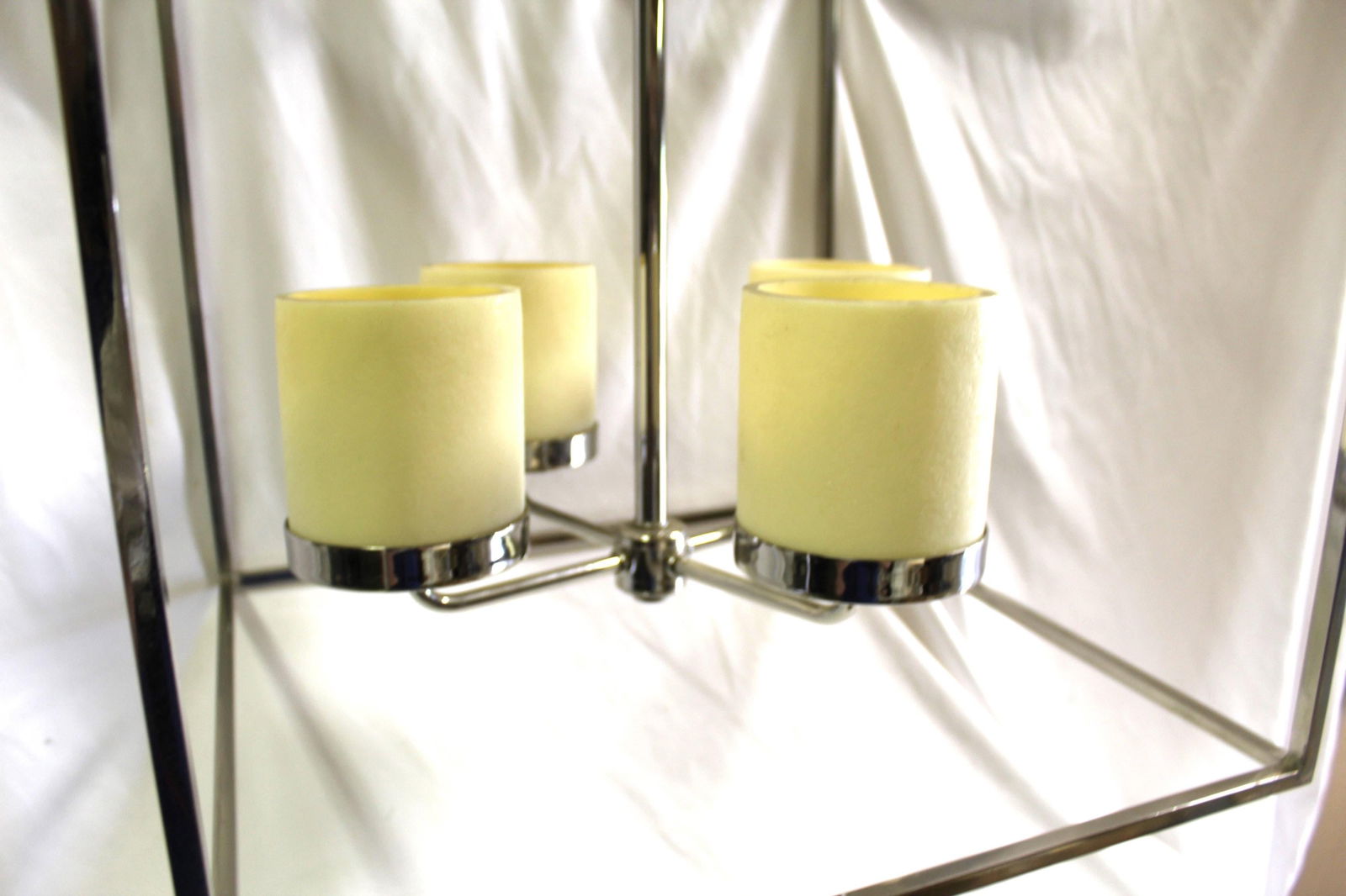 Modern Mid-century Square Pendant , 4 light - 17