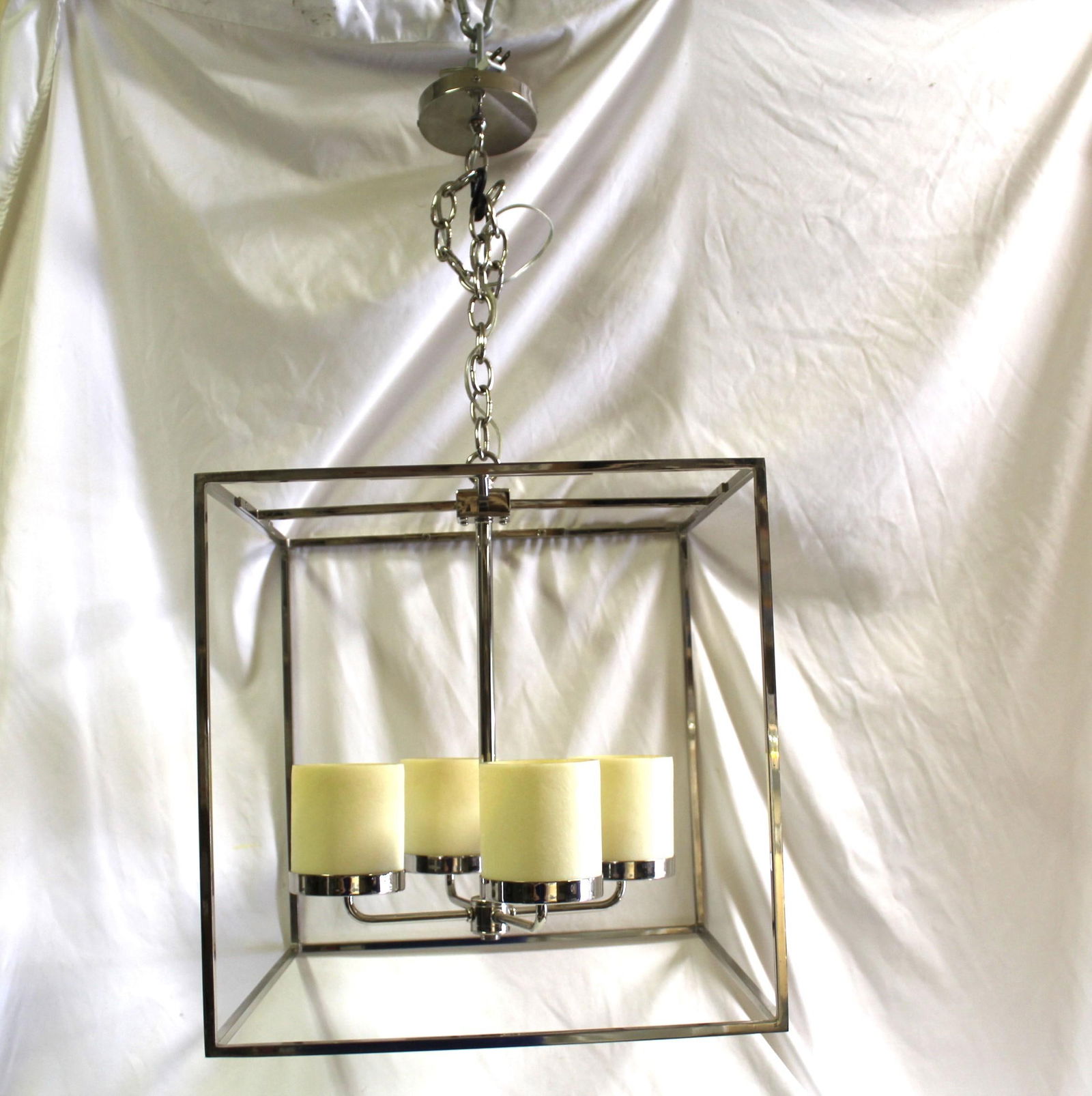 Modern Mid-century Square Pendant , 4 light - 9