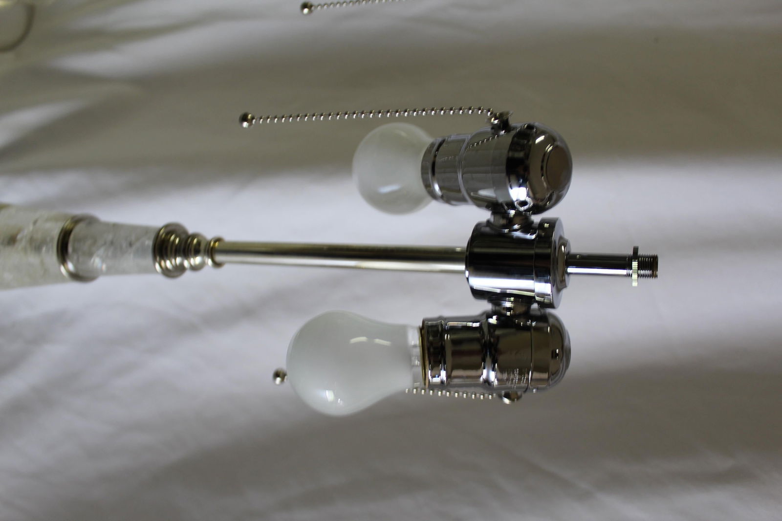 Rock Crystal Lamps Deco /Modern Design a Pair - 10