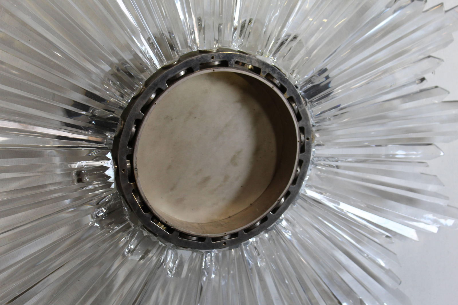 Original 1948 Baccarat Crystal Sun Clock - 4