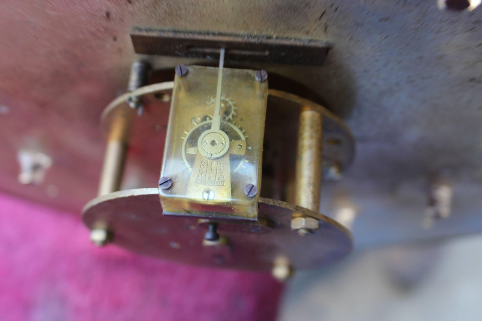 Original 1948 Baccarat Crystal Sun Clock - 6