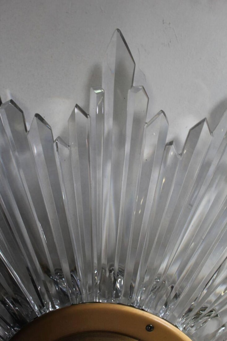 Original 1948 Baccarat Crystal Sun Clock - 9