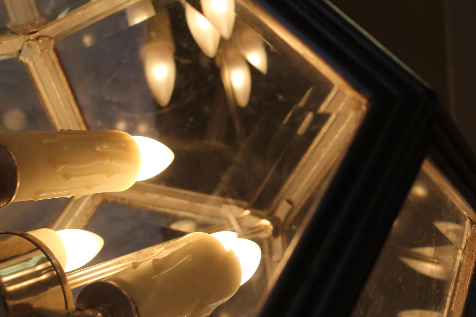 Mid Century/Modern Pentagon Chandelier - 13