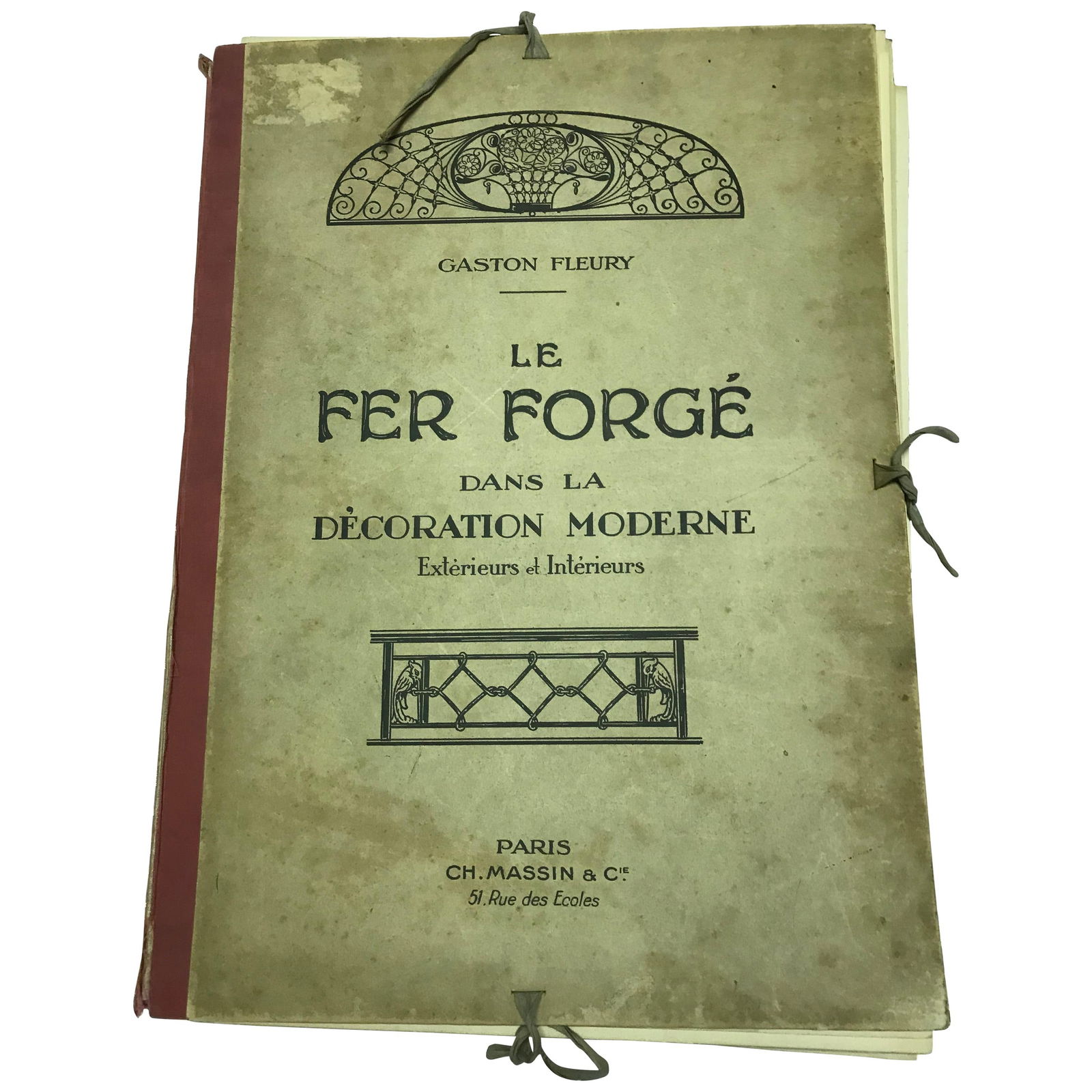 Antique French Iron Manufacturers, Modern Decorations 1925 by Gaston Fleury (1 of 20)