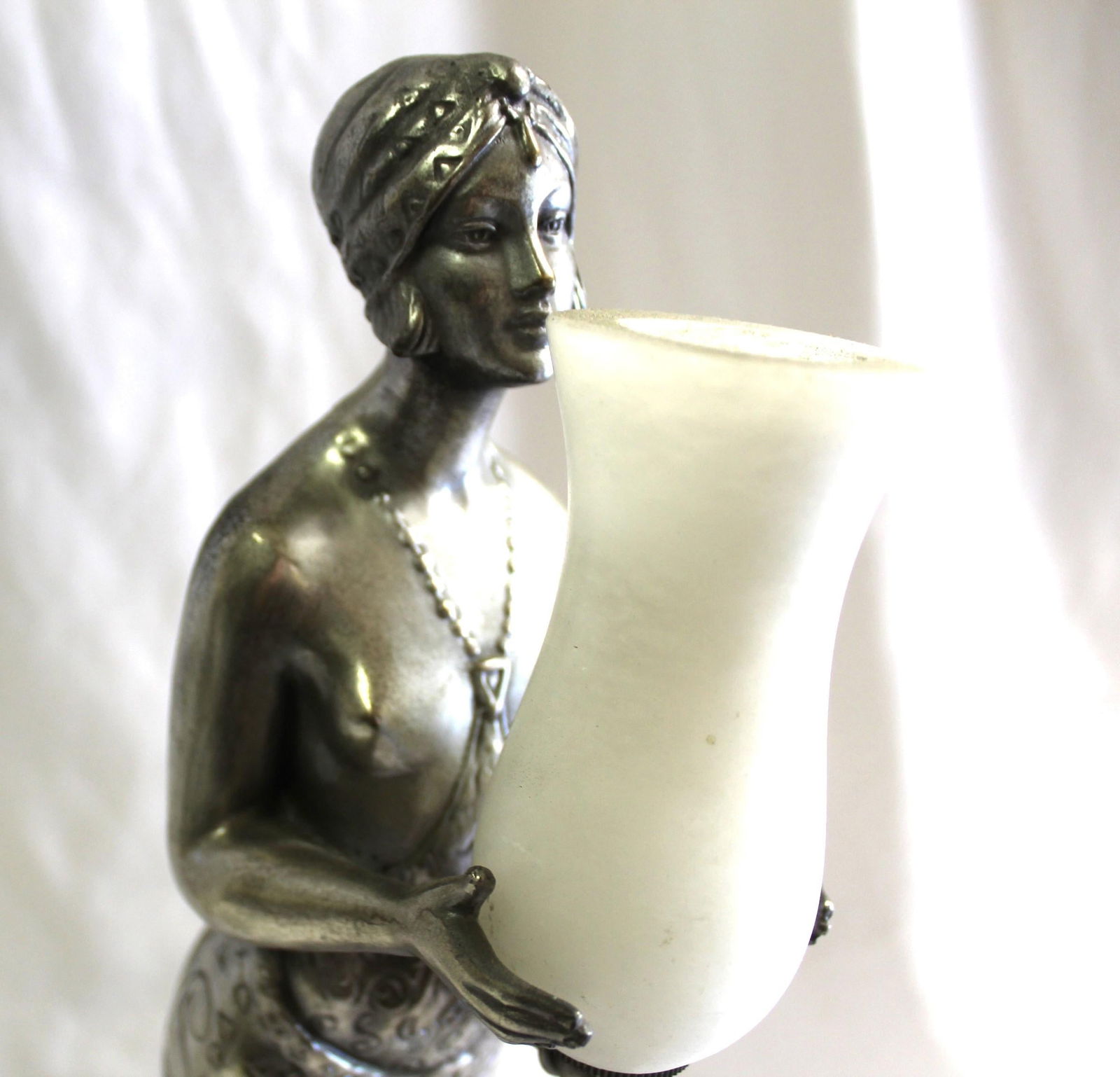 Mid -Century Modern /Deco Lady Lamp - 8