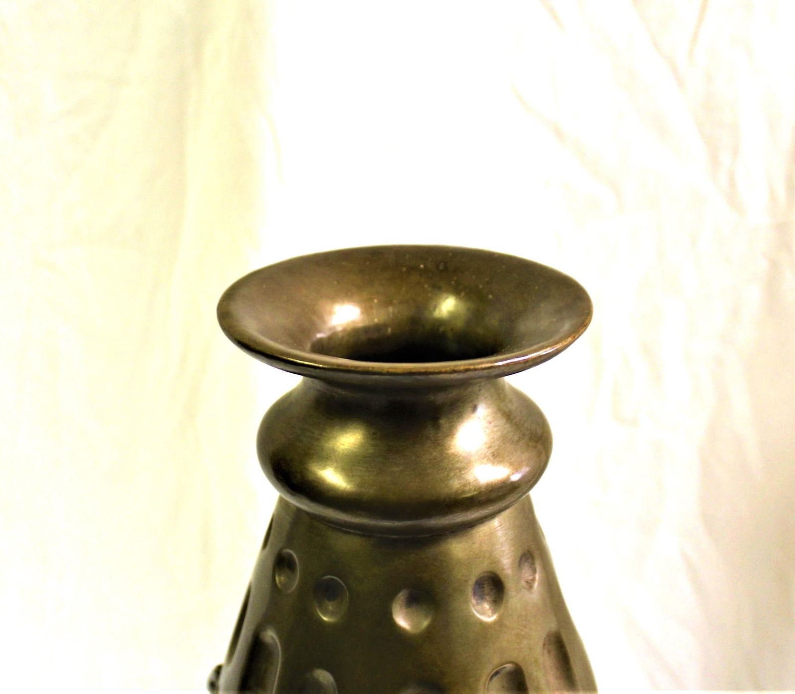 Art Deco/Modern Salamander Vase , Bronze - 9