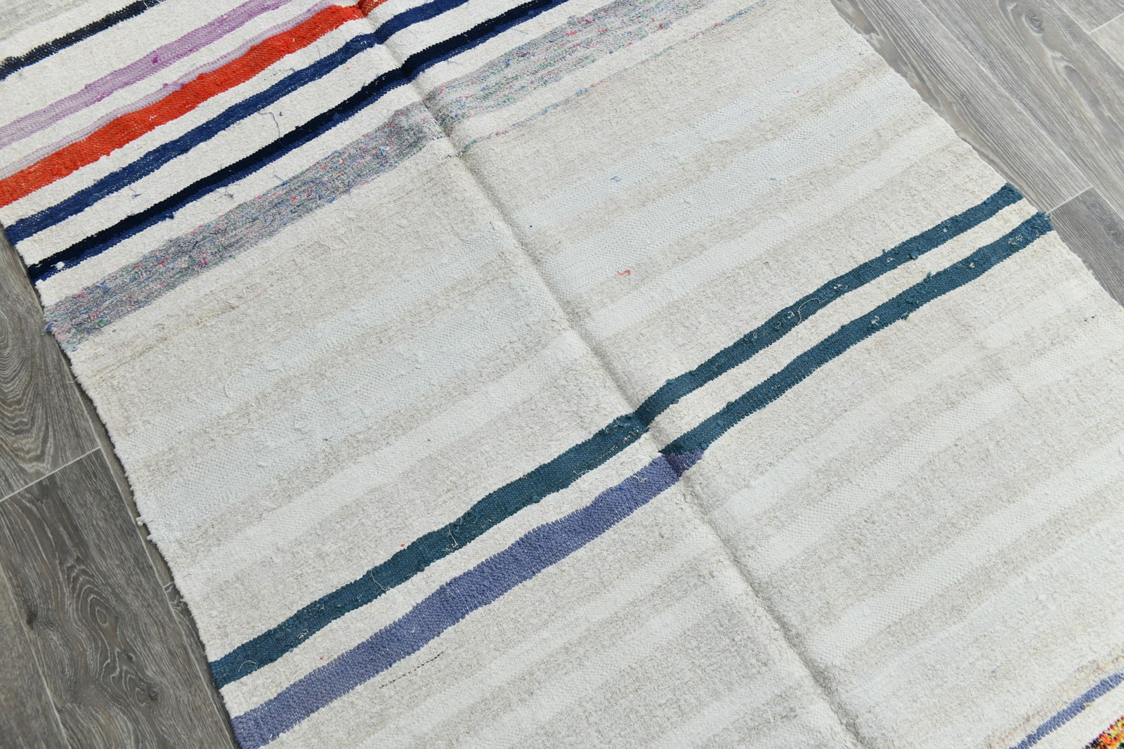 3'11'' x 11'8'' Turkish Handmade Kilim Rug - 1290 - 9