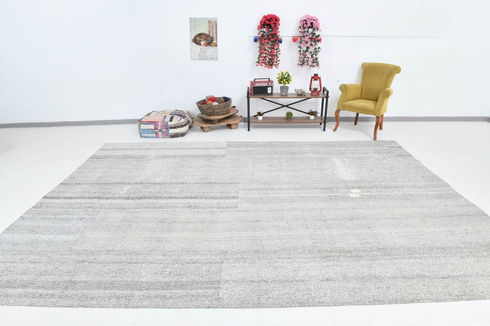 9'7'' x 13'1'' Turkish Flatweave Kilim Rug - 60729 - 5