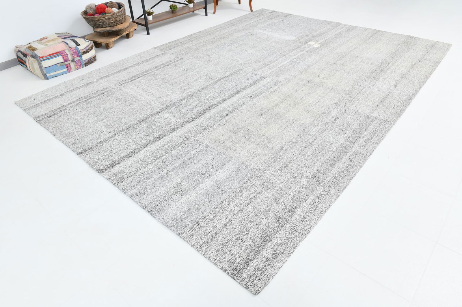 9'7'' x 13'1'' Turkish Flatweave Kilim Rug - 60729 - 7
