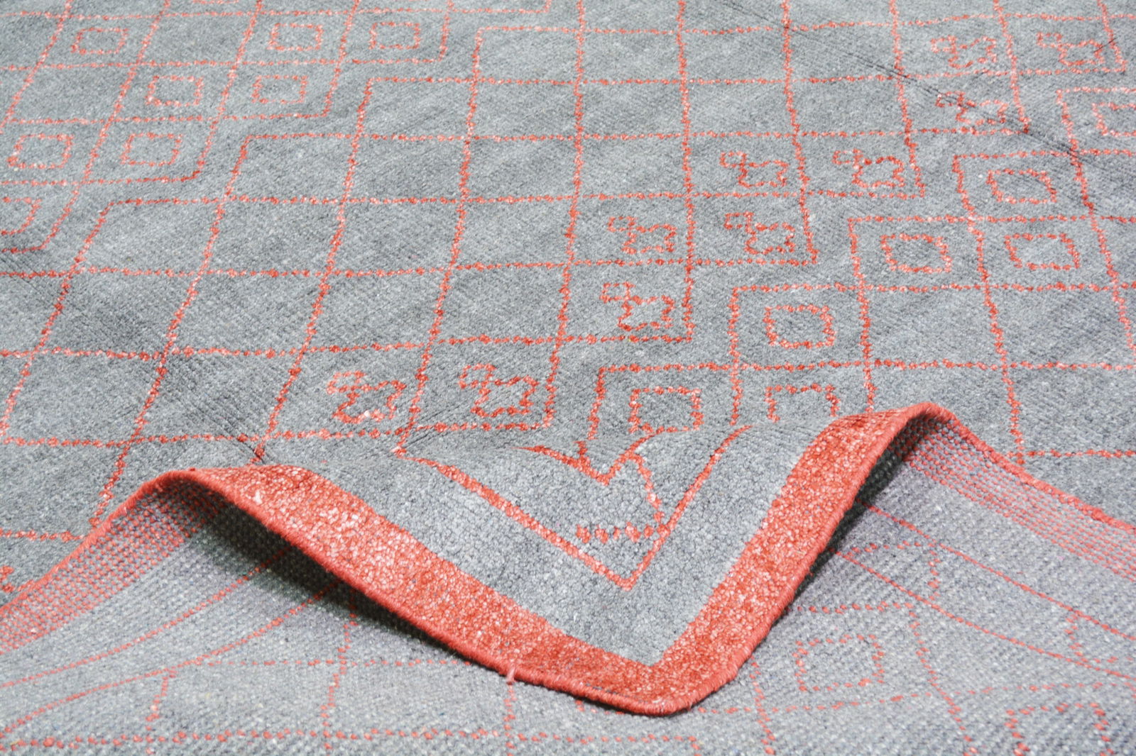 HAND KNOTTED WOOL MODERN - 6