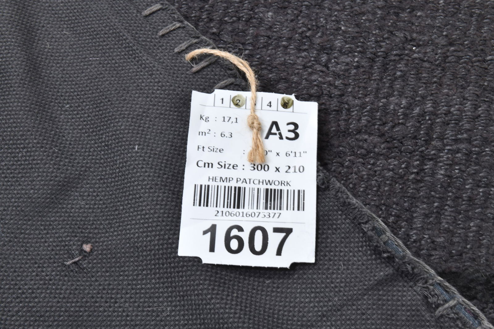 6'10'' x 9'10'' Turkish Handmade Kilim Rug - 1607 - 20