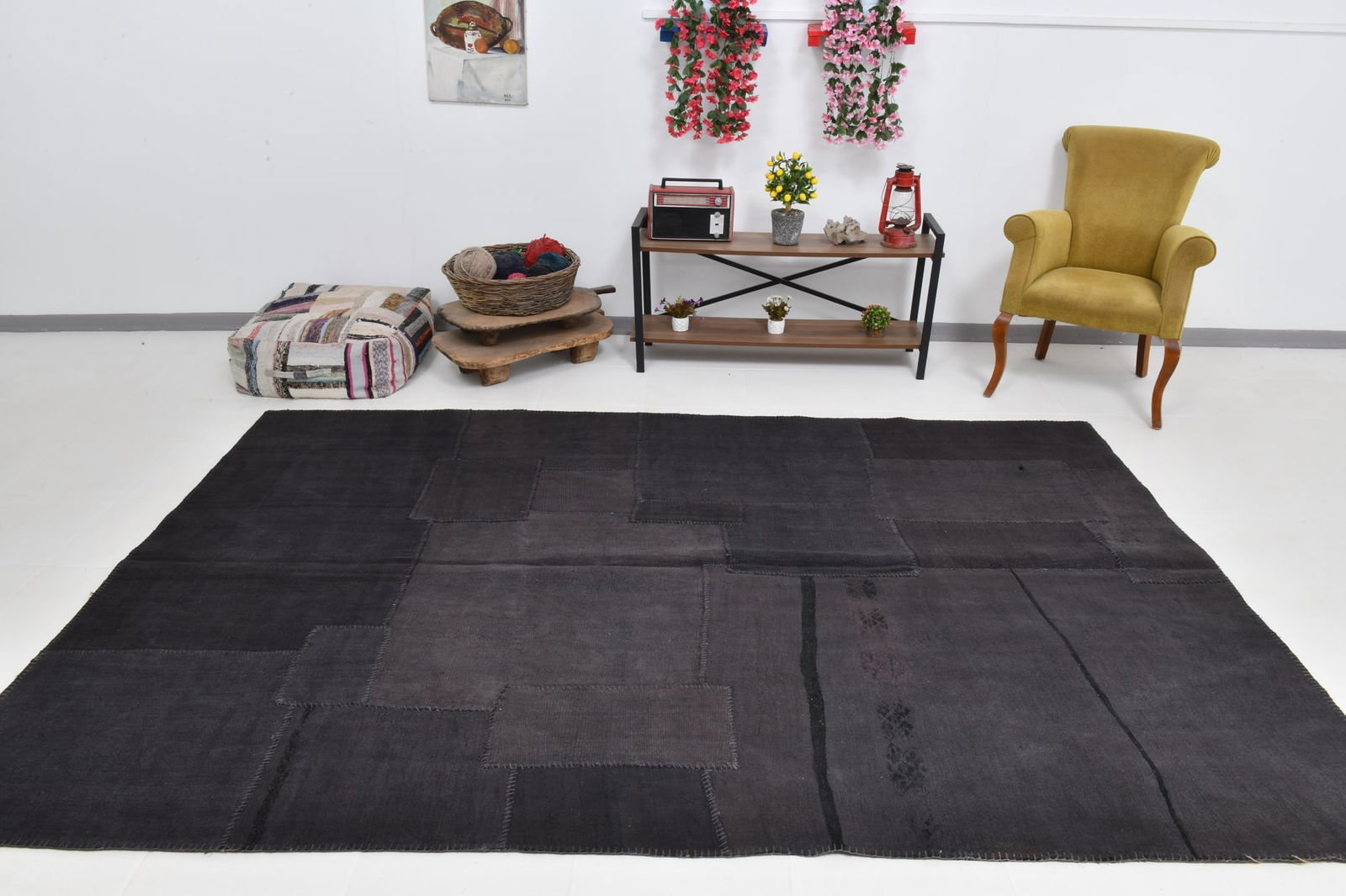 6'10'' x 9'10'' Turkish Handmade Kilim Rug - 1607 - 5