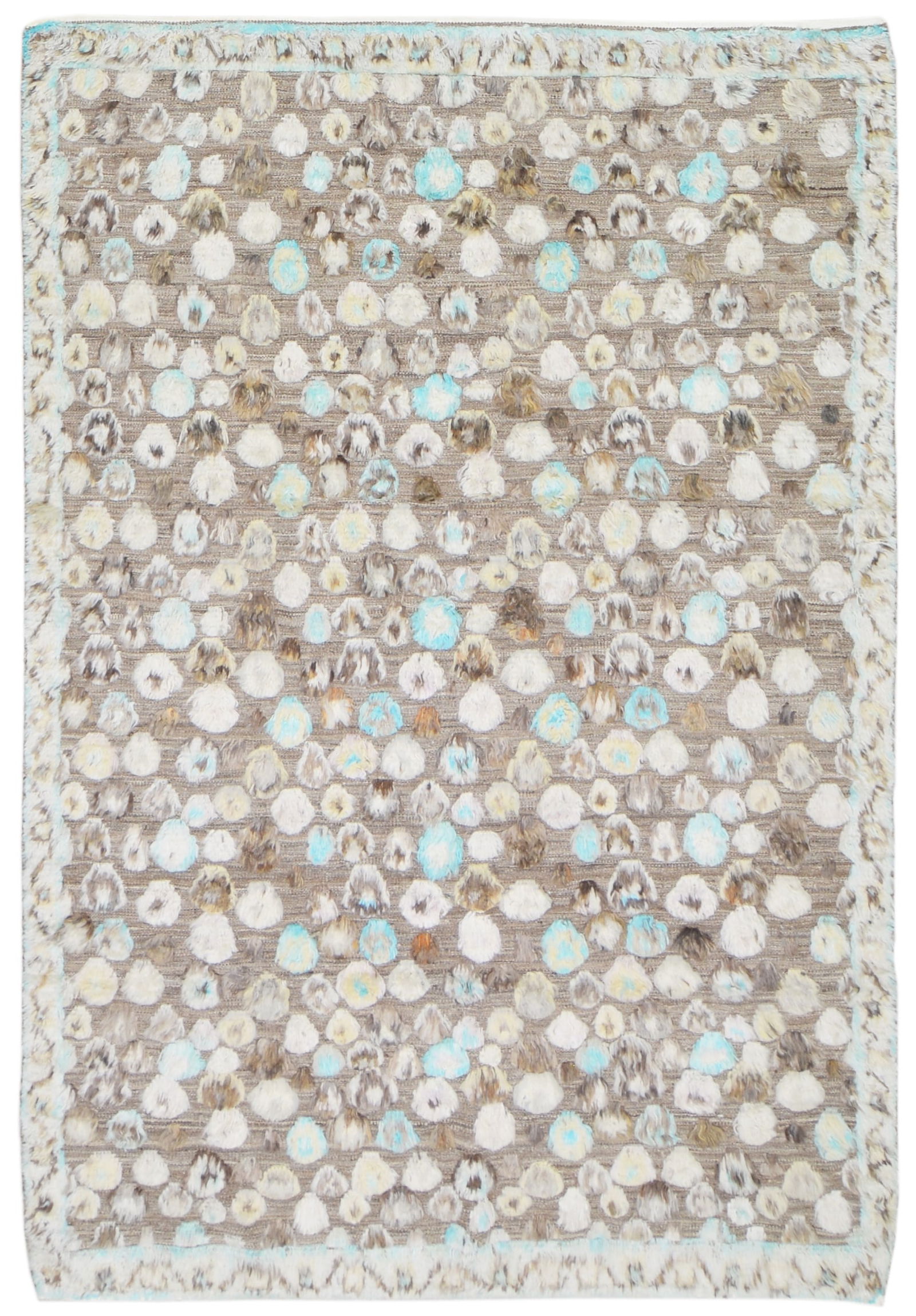 HAND KNOTTED WOOL MOROCCAN RUG (1 of 6)