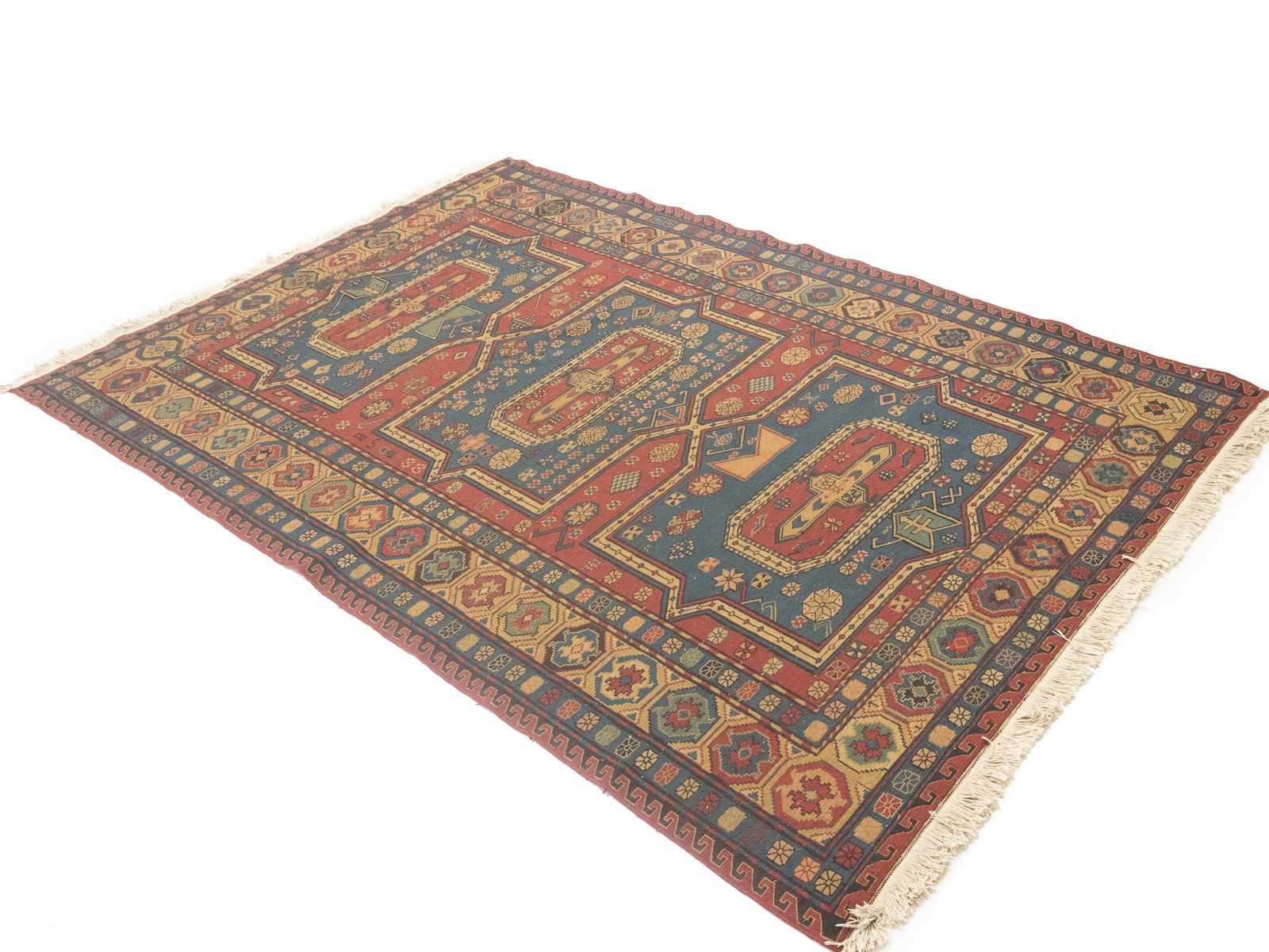 Red Tribal Sumak 6X8 Pakistan Oriental Rug - 3