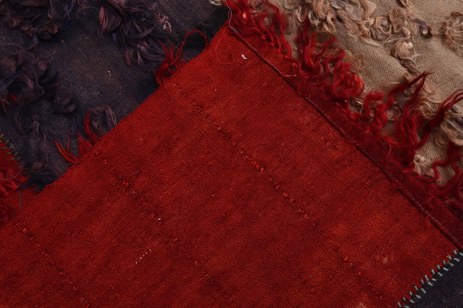 6'3'' x 7'8'' Tulu Filikli Kilim Rug - 70356 - 17