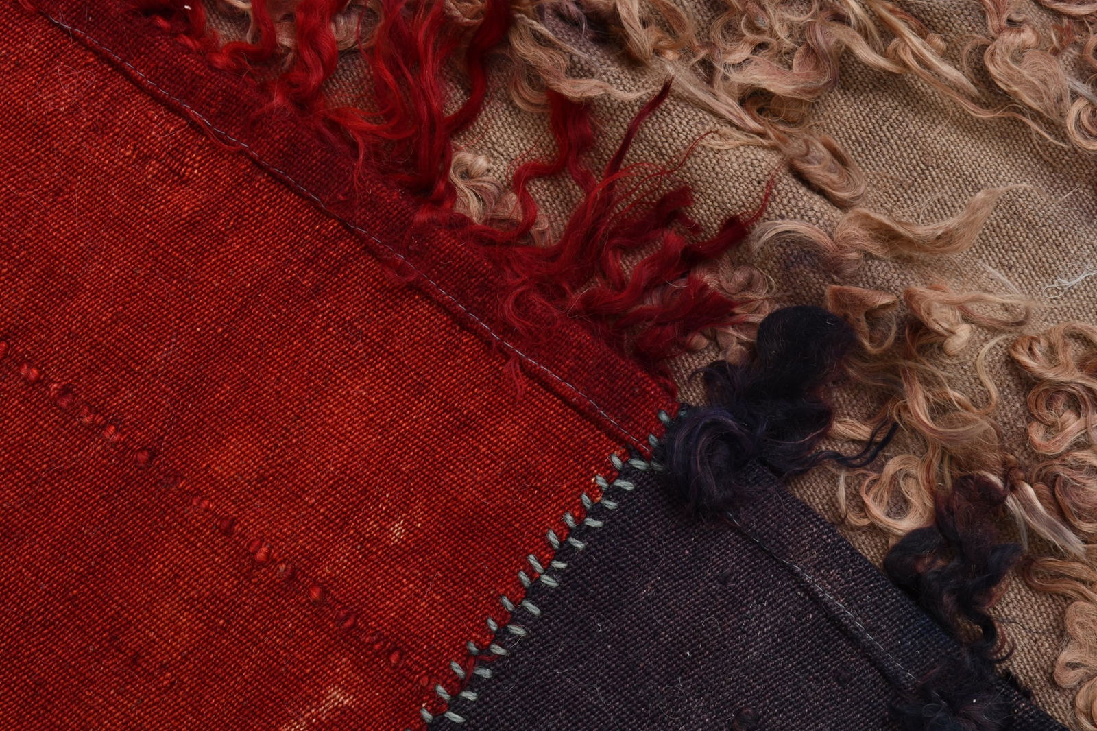 6'3'' x 7'8'' Tulu Filikli Kilim Rug - 70356 - 18