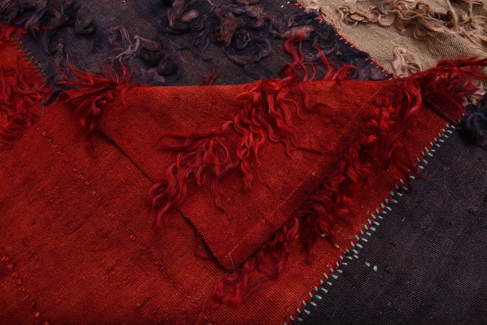 6'3'' x 7'8'' Tulu Filikli Kilim Rug - 70356 - 20