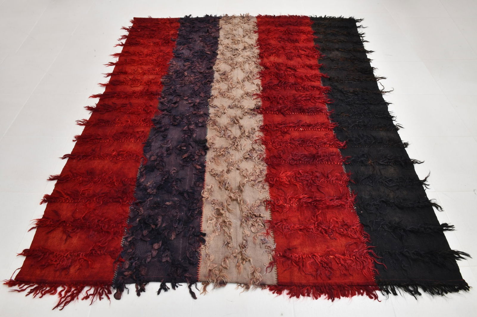 6'3'' x 7'8'' Tulu Filikli Kilim Rug - 70356 - 2