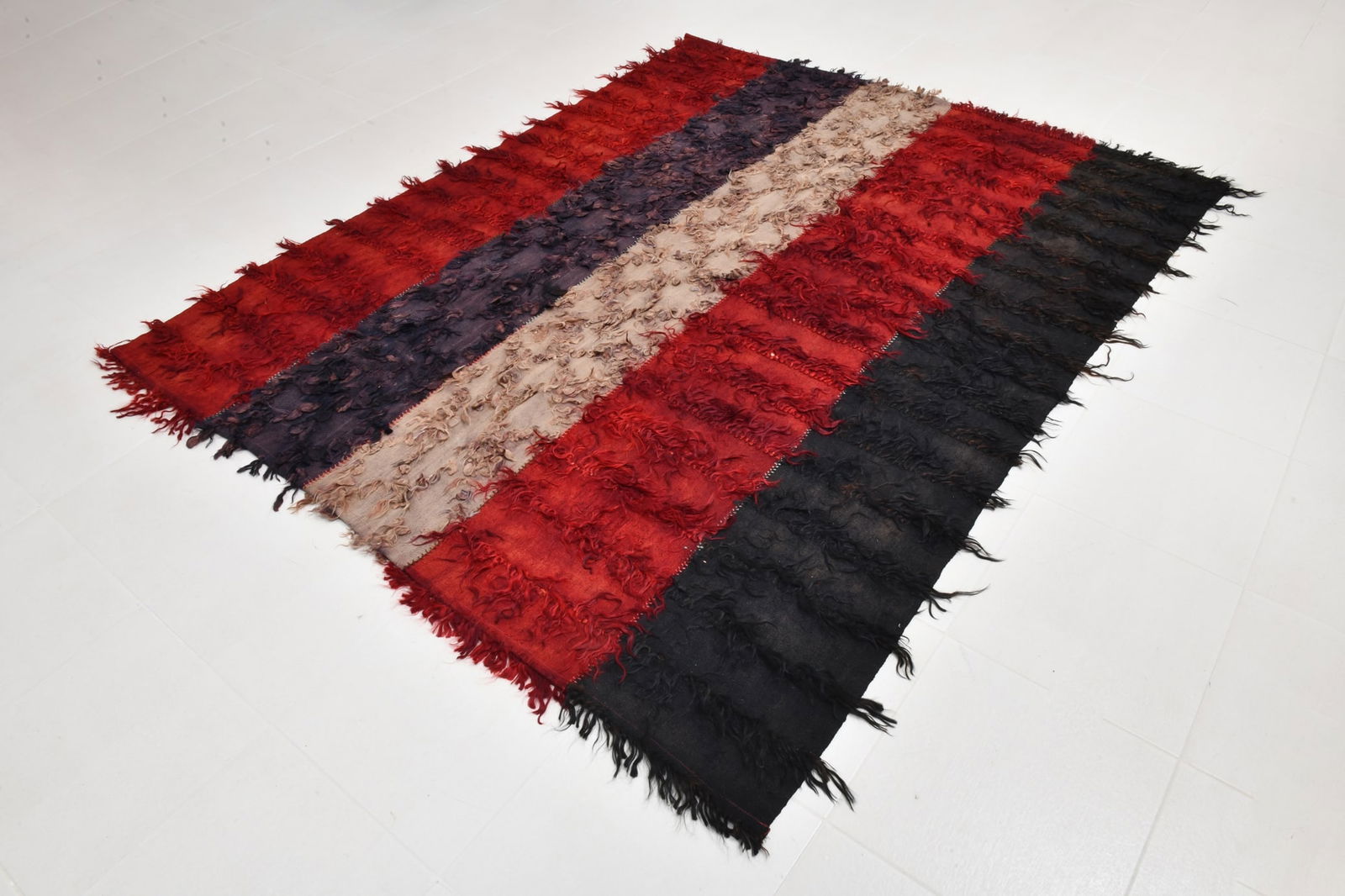 6'3'' x 7'8'' Tulu Filikli Kilim Rug - 70356 - 4