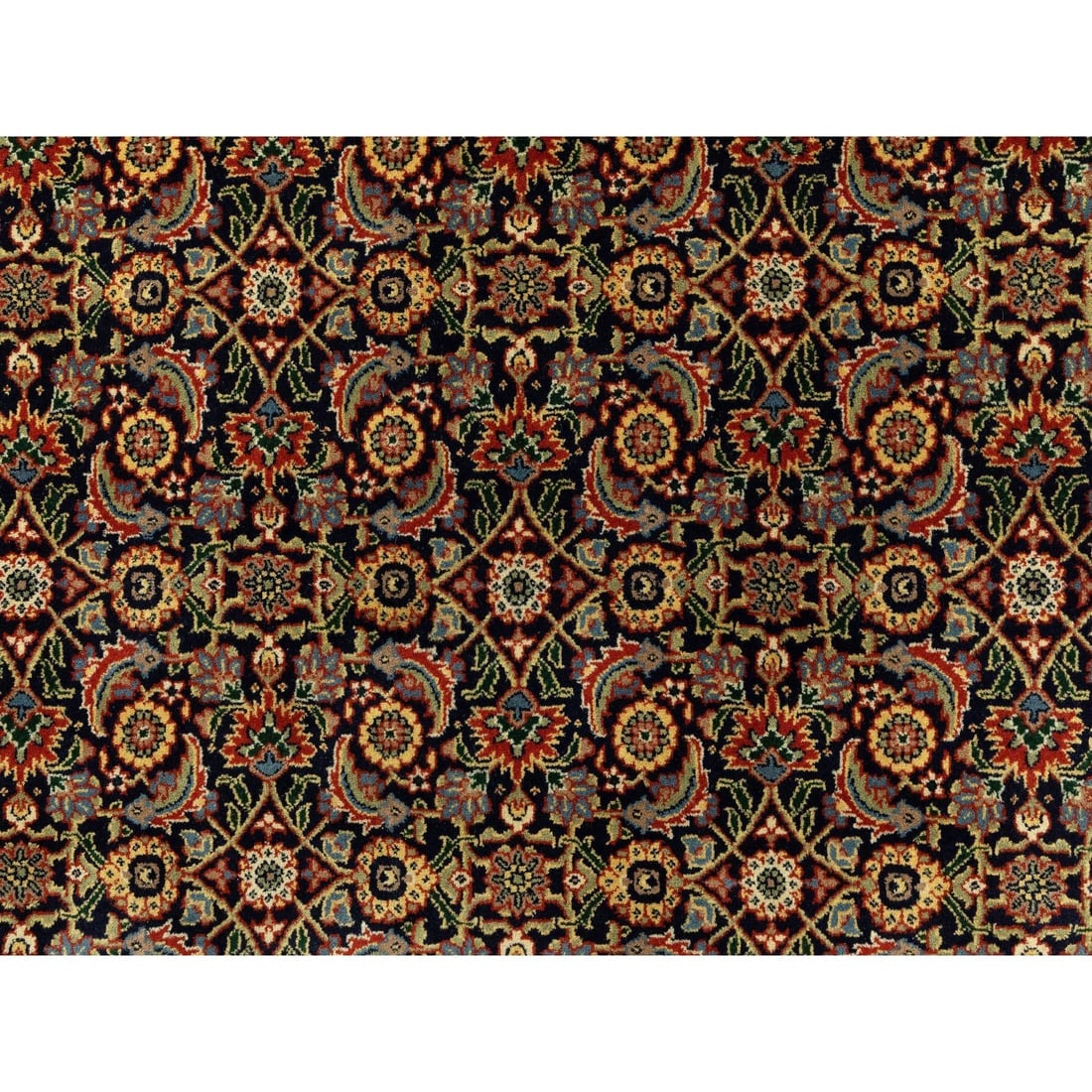 Herati Fish Design Gallery Size Long-Narrow 250 KPSI Hand Knotted Rug - 8
