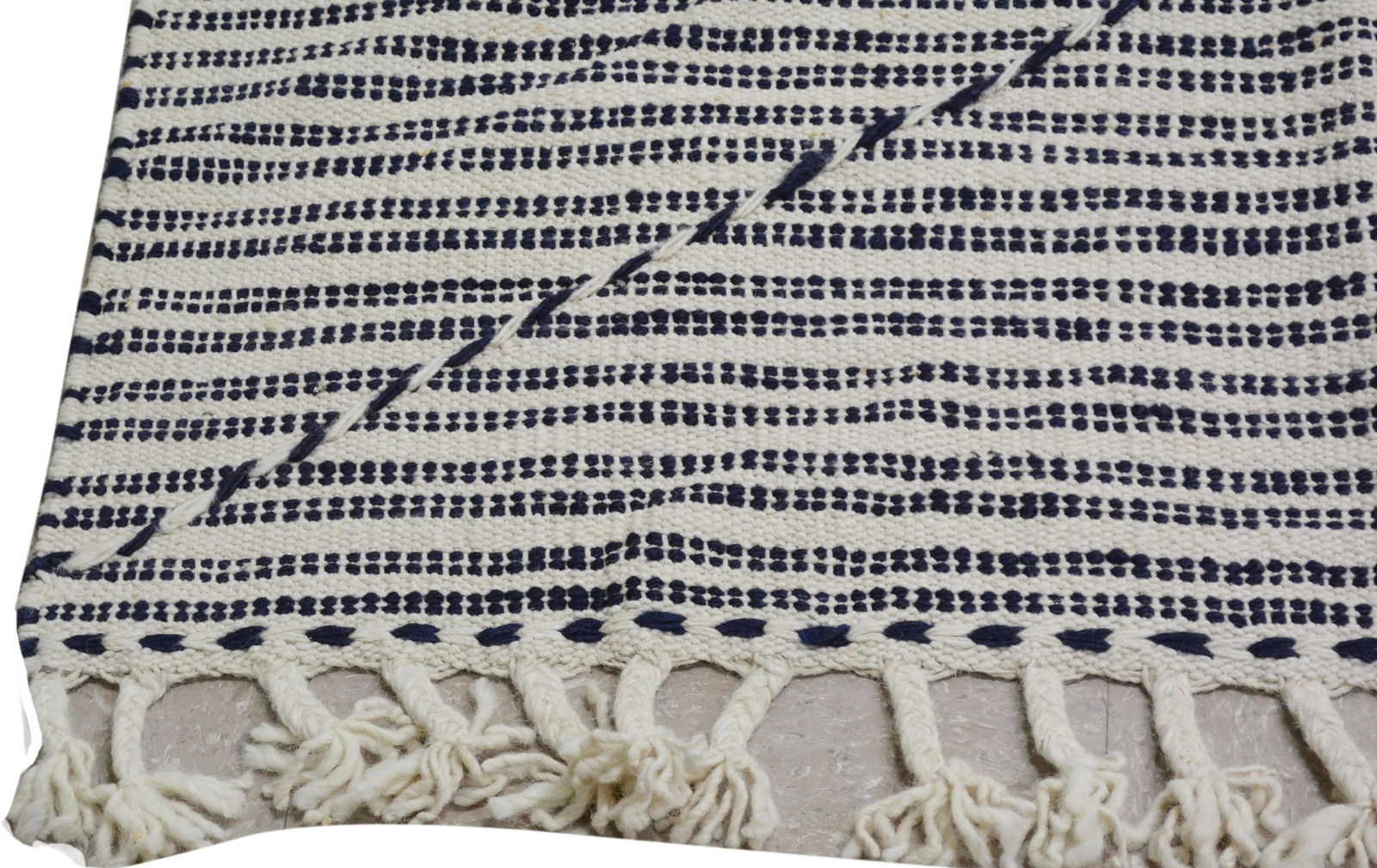 FLATWEAVE WOOL MOROCCAN/KILIMS RUG - 4