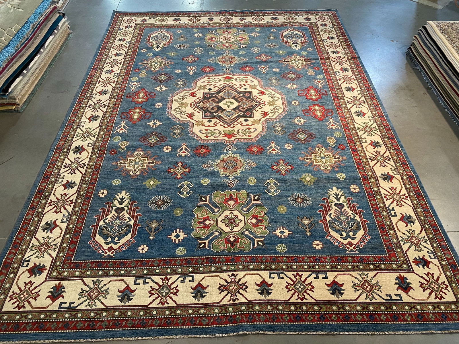 EXQUISITE SUPER KAZAK RUG 10x14 (1 of 9)