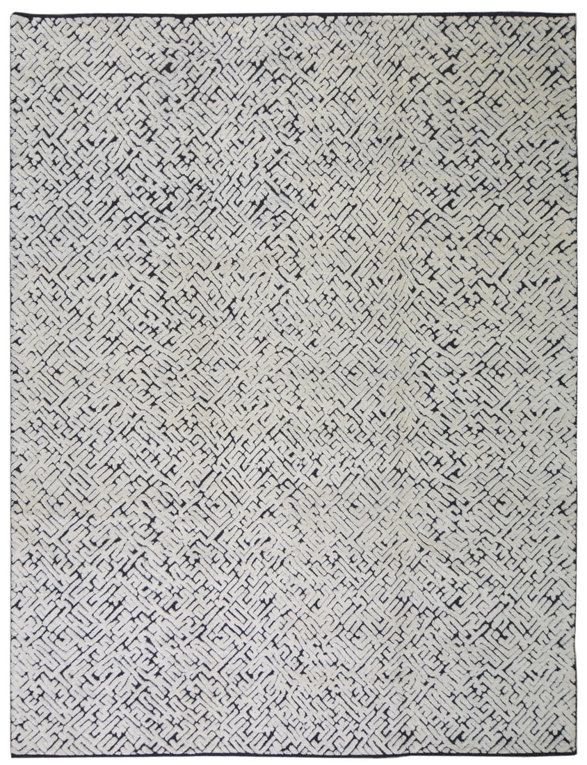 HAND KNOTTED WOOL ALEPH RUG (1 of 1)
