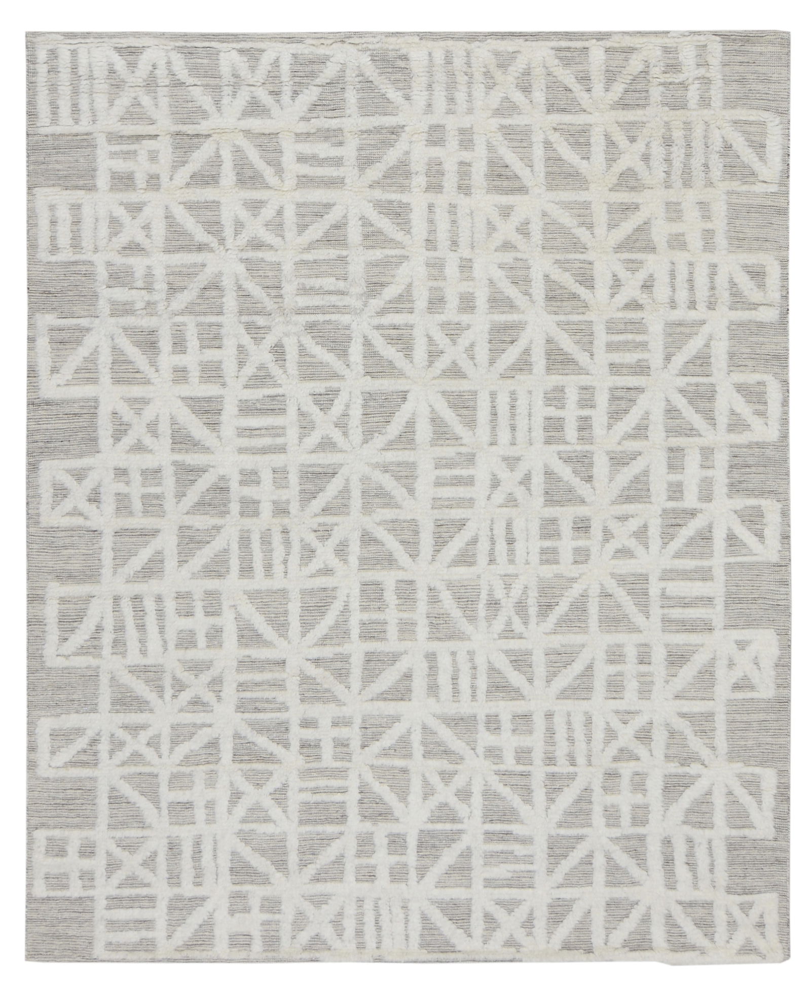 HAND KNOTTED WOOL MOROCCAN RUG (1 of 1)