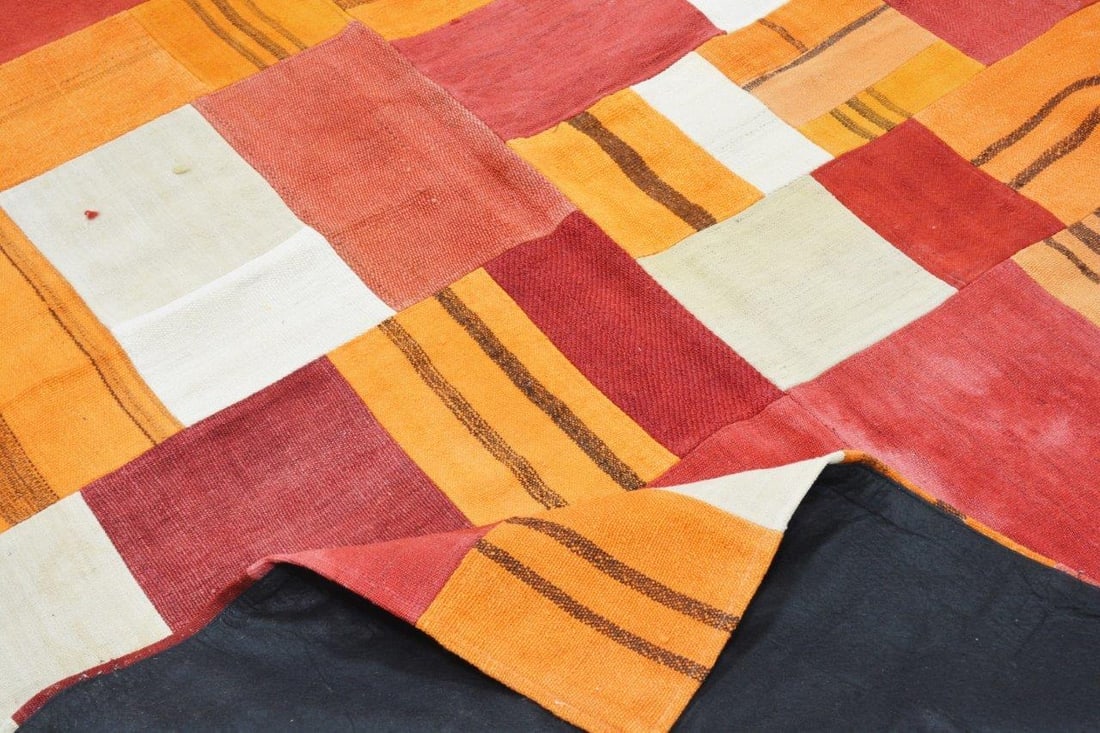 PATCHWORK WOOL ANATOLIAN RUG - 4