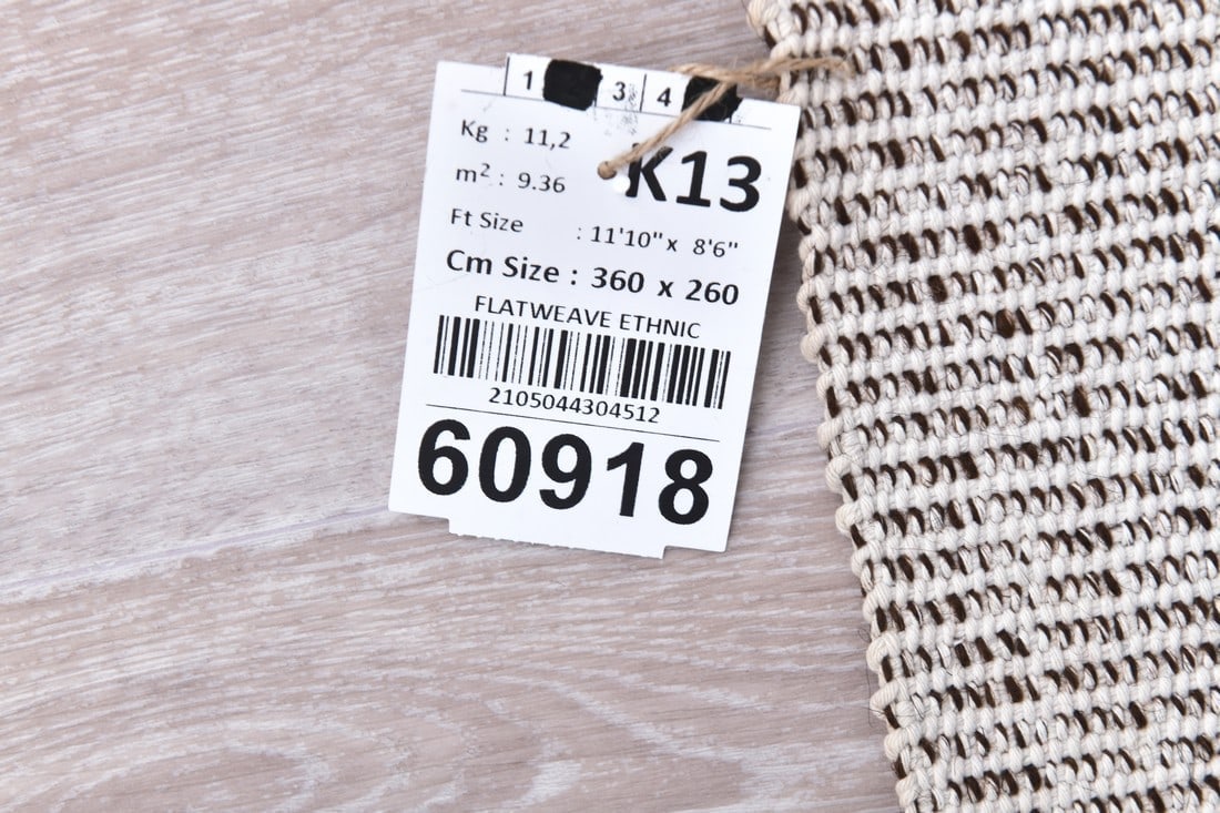 8'6'' x 11'9'' Turkish Flatweave Kilim Rug - 60918 - 15