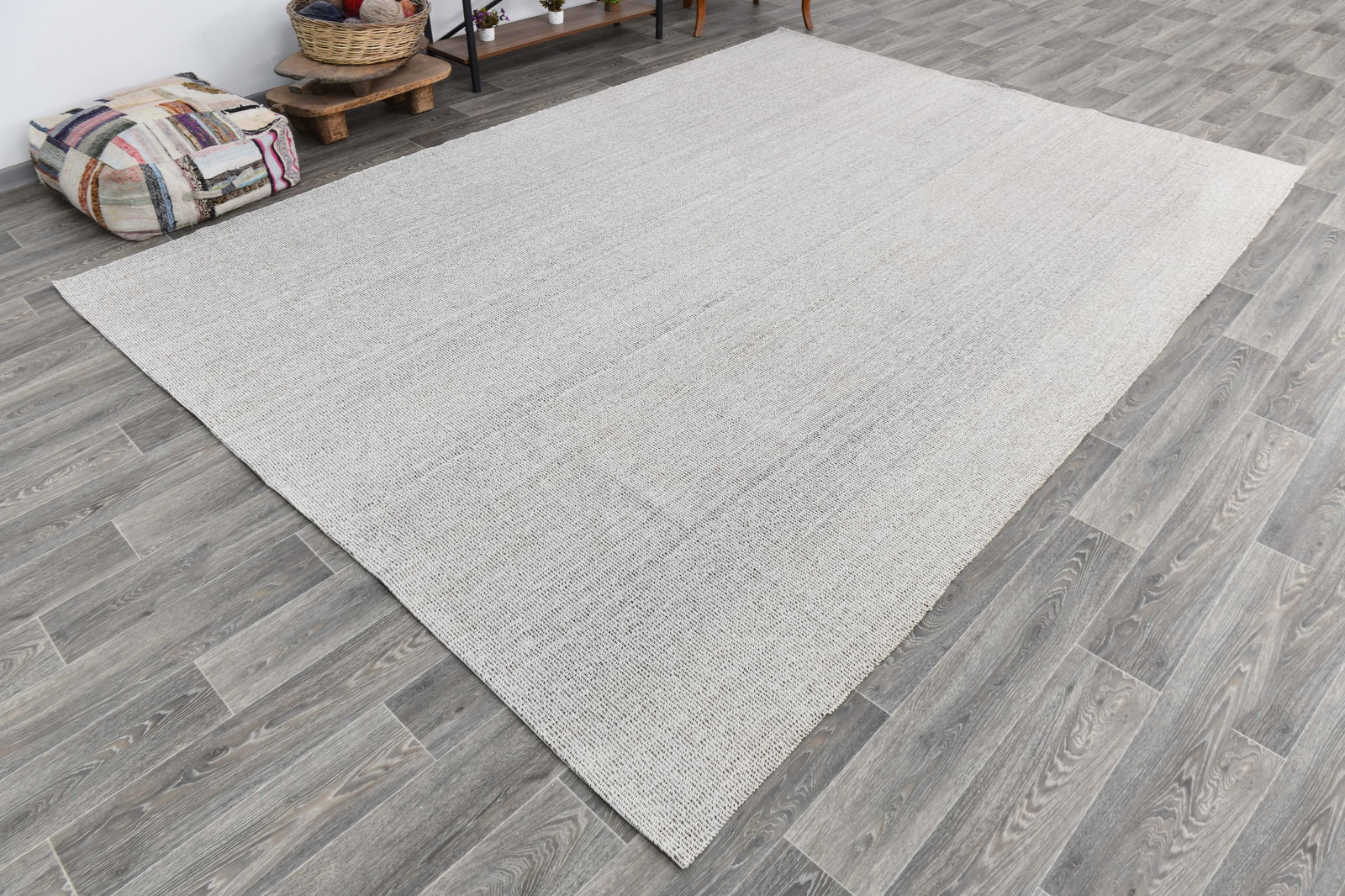 8'6'' x 11'9'' Turkish Flatweave Kilim Rug - 60918 - 18