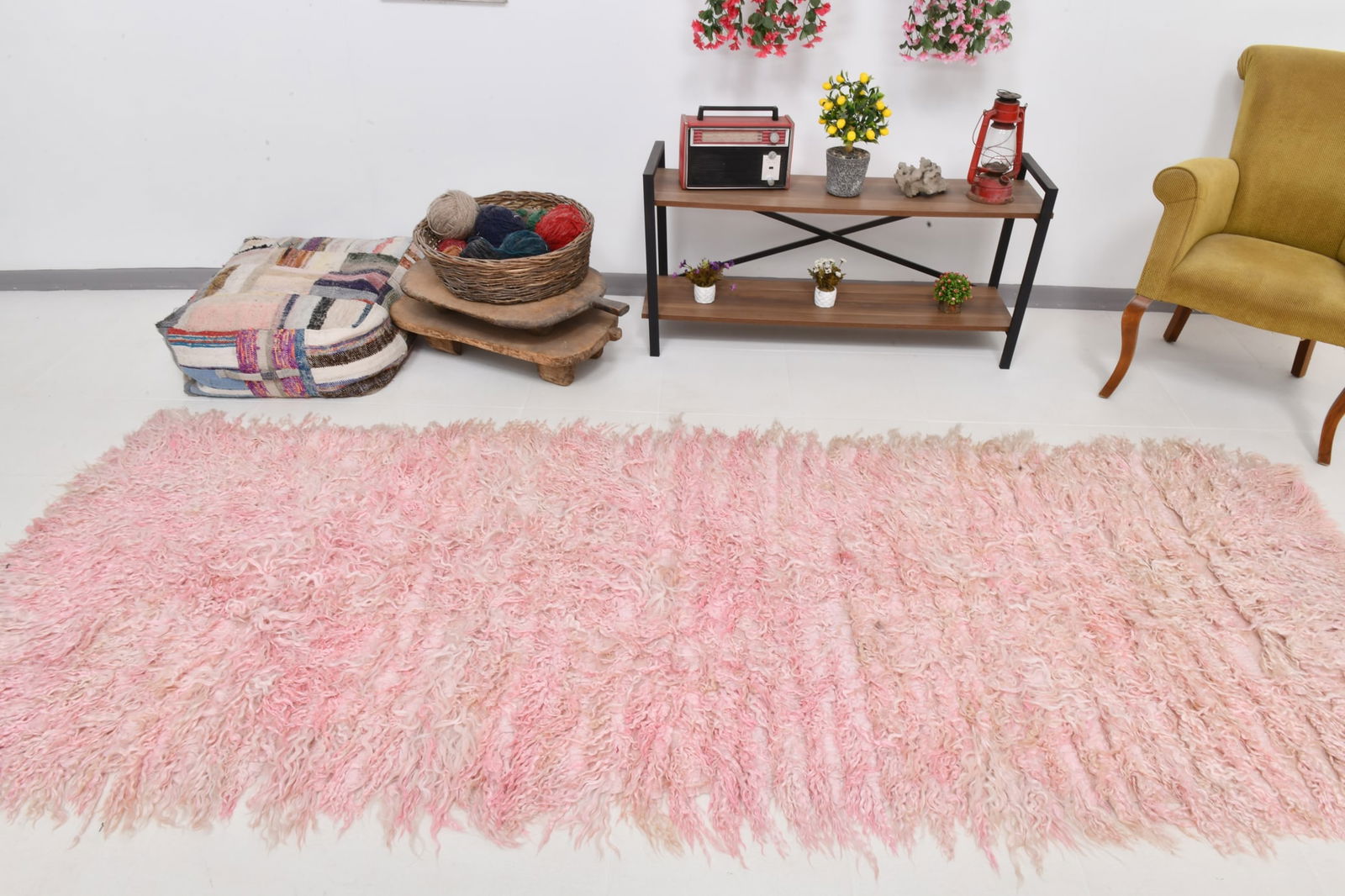 3'7'' x 10'3'' Tulu Filikli Kilim Rug - 70357 - 6