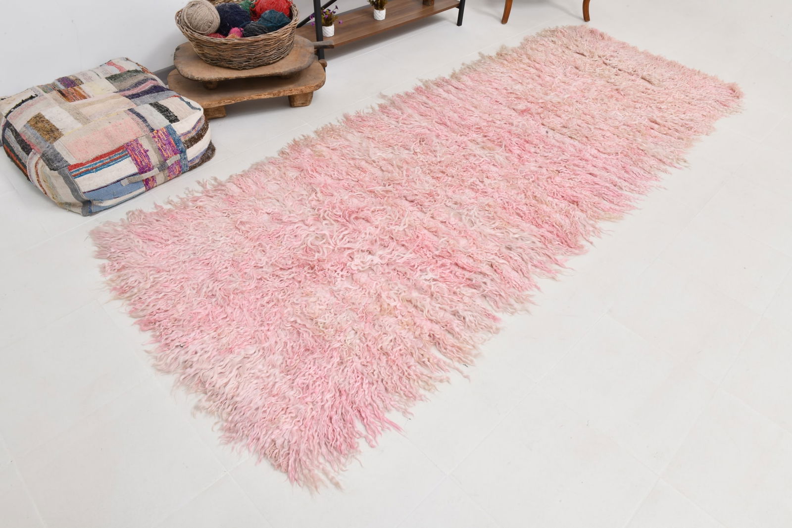 3'7'' x 10'3'' Tulu Filikli Kilim Rug - 70357 - 7