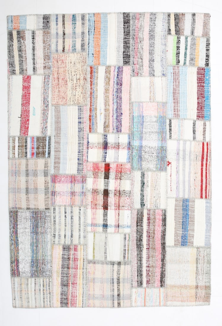 6'10'' x 10'0'' Turkish Flatweave Kilim Rug - 60699 (1 of 20)