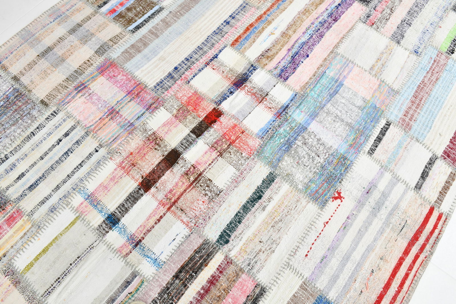 6'10'' x 10'0'' Turkish Flatweave Kilim Rug - 60699 - 9