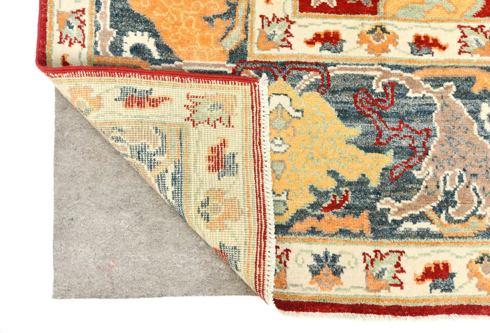 Red Floral 8X10 Oushak Chobi Oriental Rug - 11