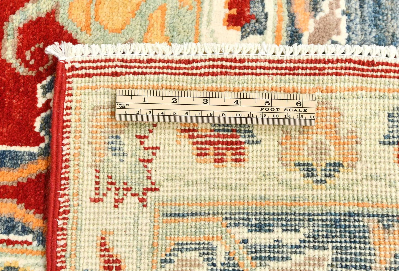 Red Floral 8X10 Oushak Chobi Oriental Rug - 6