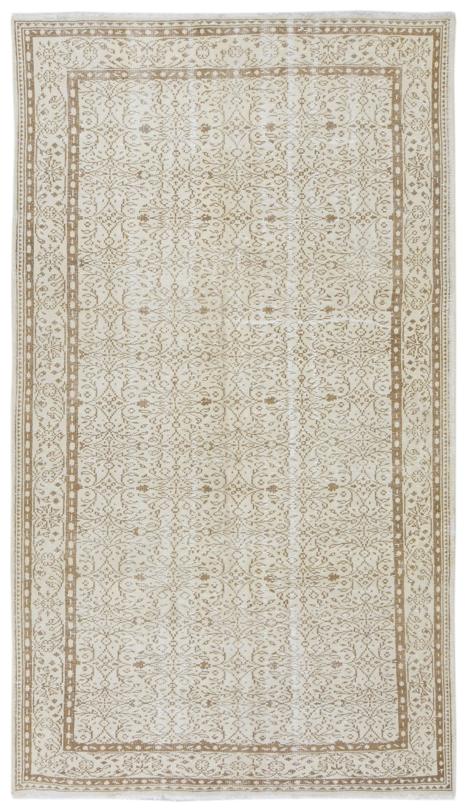 HAND KNOTTED WOOL ANATOLIAN RUG: Title: HAND KNOTTED WOOL ANATOLIAN RUG Dimensions: 6'2X10'10 Age: VINTAGE Origin: TURKISH Reserve: $750.00 Shipping: Domestic: Shipping rates are determined by destination International: Foreign shipp
