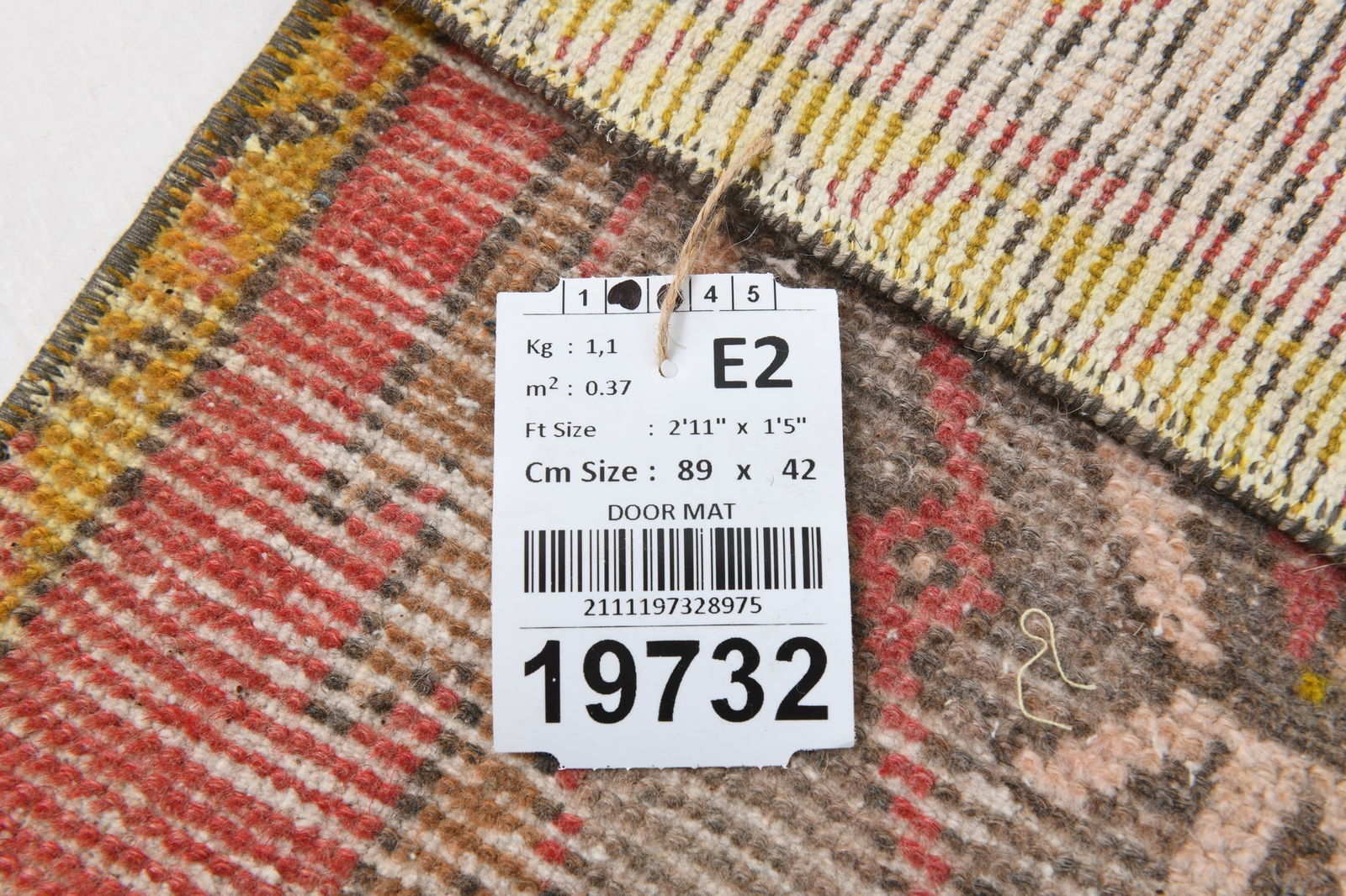 1'4'' x 2'11'' Handmade Area Rug - 19732 - 19