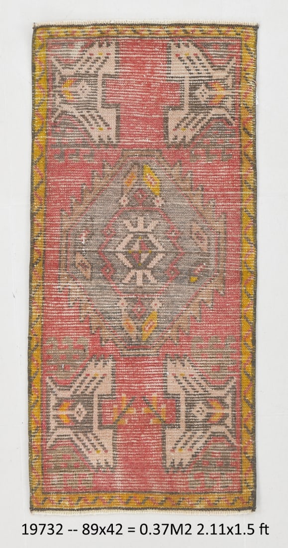 1'4'' x 2'11'' Handmade Area Rug - 19732 (1 of 19)