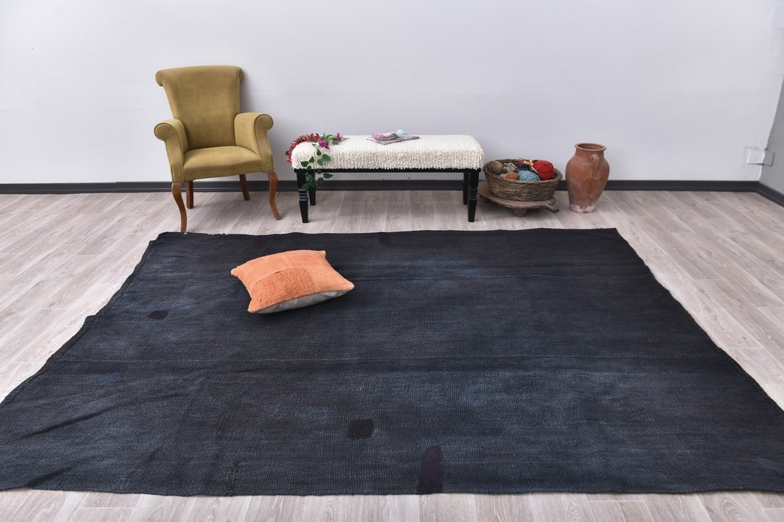 7'1'' x 9'7'' Turkish Handmade Kilim Rug - 241795 (1 of 14)