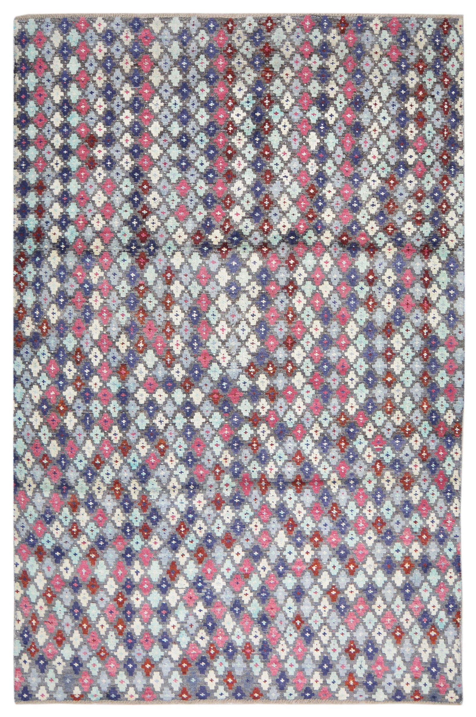 HAND KNOTTED WOOL MOROCCAN RUG (1 of 6)
