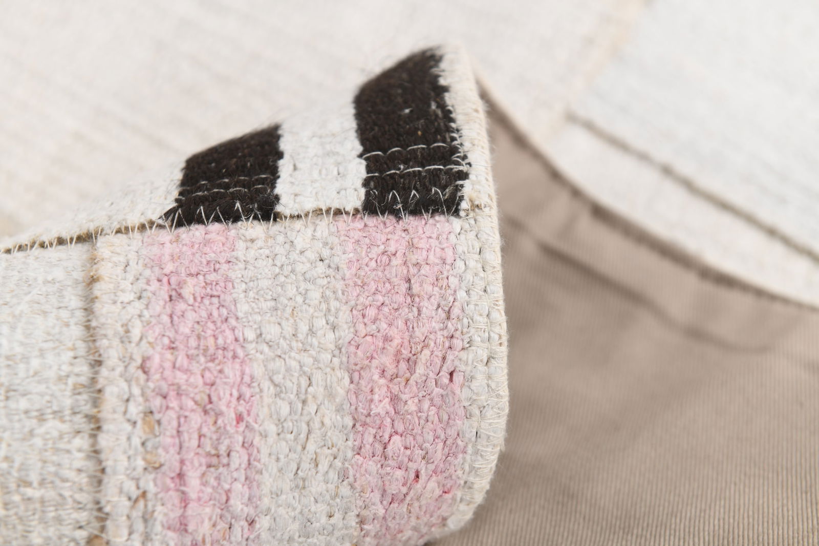 6'2'' x 8'8'' Turkish Hemp Patchwork Rug - 53997 - 18