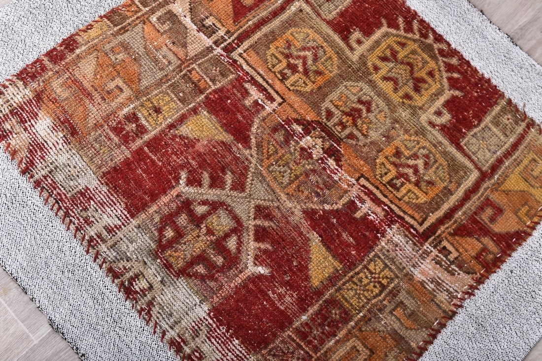 3'4'' x 3'9'' Turkish Flatweave Kilim Rug - 241754 - 4