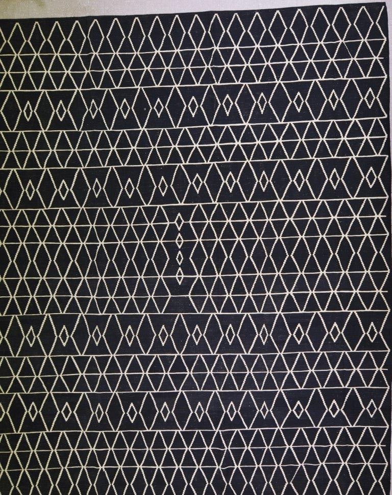 FLATWEAVE WOOL KILIMS RUG: Title: FLATWEAVE WOOL KILIMS RUGDimensions: 10'10X12'9Age: NEWOrigin: AFGHAN Reserve: $3,500.00 Shipping:Domestic: Shipping rates are determined by destinationInternational: Foreign shipping rates